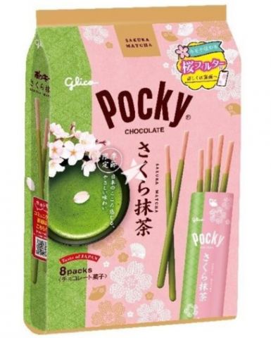 POCKY Sakura-Matcha - 8x12,7.gr