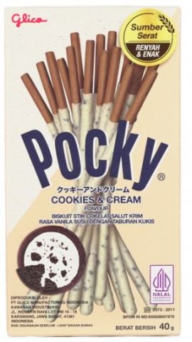 POCKY Cookies-Cream- 40.gr